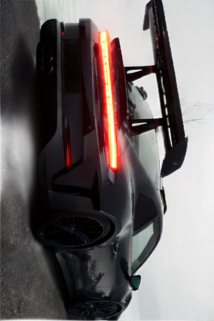 F&F FLICKER FRAME - Porsche GT3 RS (MIDNIGHT FORGE)