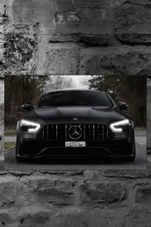 F&F FLICKER FRAME - Mercedes AMG GT (DARK KNIGHT)