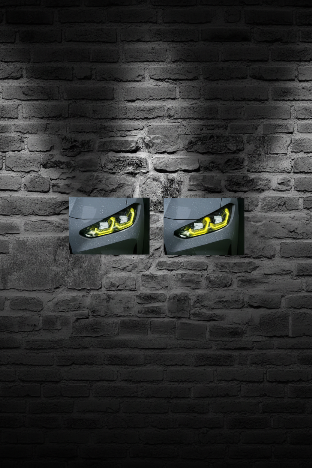 F&F FLICKER FRAME - BMW G80 (GLACIER)