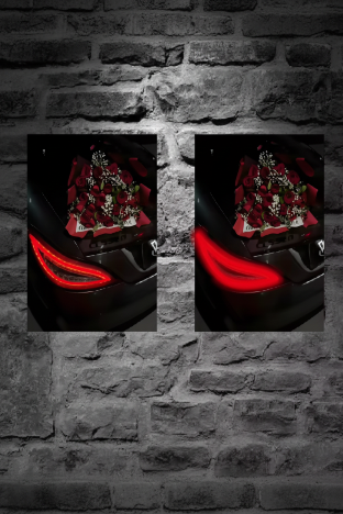 F&F FLICKER FRAME - Mercedes CLS (CHARCOAL)