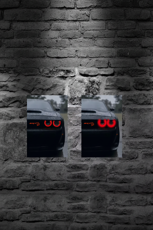 F&F FLICKER FRAME - Dodge SRT Hellcat (DEVIL EYES)